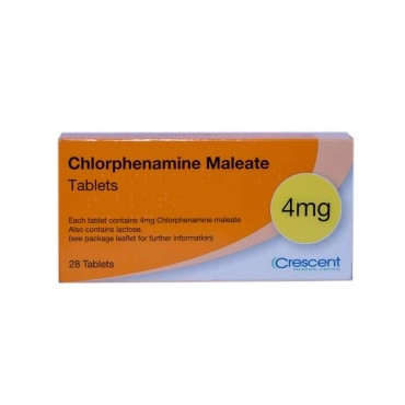 CHLORPHENAMINE MALEATE TABLETS 4MG